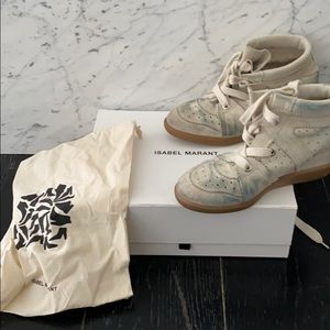 Isabel Marant wedge high top sneakers